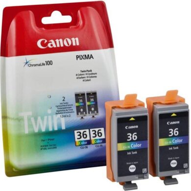 CANON CLI-36 dvojbalení pro Pixma mini 260, ink color 2x12ml.  (031-03101)