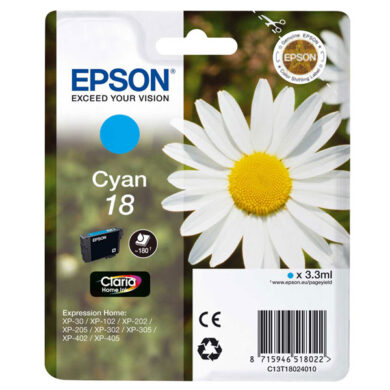 Epson T1802 CY ink.180s. cyan  (031-03991)