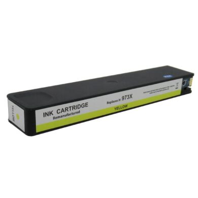 HP F6T83A YE (973X) renovace žluté kazety s čipem 7k  (039-01728)